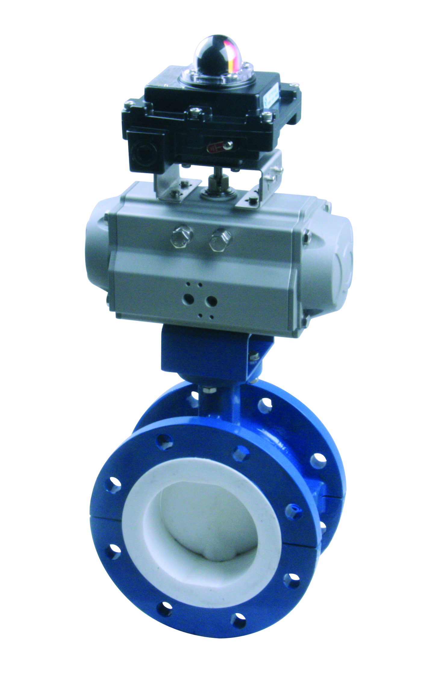 氣動襯四氟蝶閥D671F46、D641F46